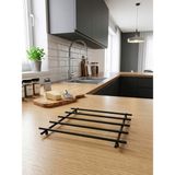 Empressco Anza Home Siyah Nihale, Altlık, Koruma Sehpası, Yanmaz, Paslanmaz, Metal Servis Sunum - Fiyatı, Yorumları - Acı Kahverengi - Seçenek 1