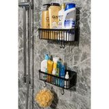 Empressco Ata Home Banyor Yapışkanlı Banyo Rafı, 2 - Ahşap Rengi - Seçenek 1
