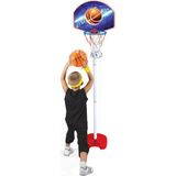 Empressco Ayaklı Ayarlanabilir Basket Potası ve Top, Çok Yönlü Spor Seti - Ahşap - Seçenek 1