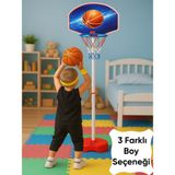 Empressco Ayarlanabilir Ayaklı Basketbol Potası 60-90-120 cm, Toplu Spor Seti - Çok Renkli