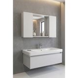 Empressco Bagax Aynalı Banyo Dolabı | Yan Kapaklı Orta Raflı Duvar Dolabı 52X90X14CM - Fiyatı, Yorumları - Ahşap - Seçenek 1
