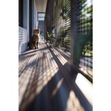 Empressco Balkon Filesi / 1x3mt Kedi Köpek Evcil Hayvan Koruma, Siyah