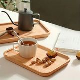 Empressco Bambu Dikdörtgen Servis Tabağı, Meyve ve Peynir Sunum Seti (30X20 Cm)