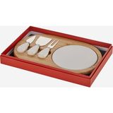 Empressco Bambu Peynir Sunum Tabağı, Kahverengi, 31,5×20×1,5 cm - Seçenek 1 - 51R-Turuncu