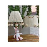 Empressco Bebek / Çocuk Odası Özel Tasarım Kız-Erkek Bebek Odası Avize Abajur (AHŞAP AYAKTIR) Seti