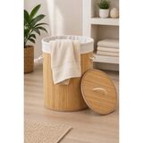 Empressco Best Concept Silindir Doğal Bambu Çamaşır Sepeti Katlanabilir 35X35X50 - Fiyatı, Yorumları - Seçenek 1 - Acorn
