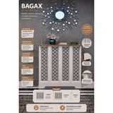 Empressco Beyaz Çam Renk Dresuar D4, 76 cm Iç, 80 cm Dış Ölçü, Petek Kaplama - 1/100 Toz Ceviz