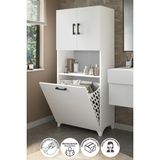 Empressco Bofigo Çok Amaçlı Dolap Banyo Dolabı Kirli Çamaşır Sepeti Dolabı Damla Beyaz - Fiyatı, Yorumları - Ahşap - Seçenek 1