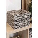 Empressco Bohe 1 Adet Çok Amaçlı Kapaklı Kutu, Dolap Raf Düzenleyici, Dekoratif Saklama Kutusu 30X30X23 cm