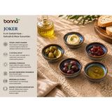 Empressco Bonna Porselen 8 cm Sosluk Kase Joker Kase Kahvaltı Meze Sunum Kasesi - 1 lt