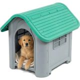 Empressco Brave Paws Plastik Köpek Kulübesi 85X71X66 cm Yeşil