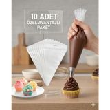 Empressco Bre Home Profesyonel Pasta Süsleme Seti 10 Adet - Tek Kullanımlık Krema Sıkma Torbası - Fiyatı, Yorumları - Seçenek 1