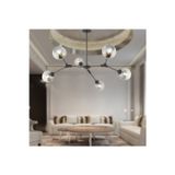 Empressco BÜRKE 6LI AVİZE SİYAH Modern Koridor Yatak Odası Salon Avize