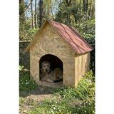 Empressco Büyük Boy Köpek Kulübesi Osb Xl Kırmızı Çatı 100X100X78 cm