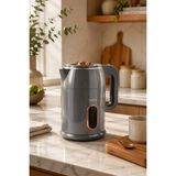 Empressco Caldera Premium Parlak Gri Kettle Su Isıtıcısı Paslanmaz Çelik Dayanıklı ve Zarif - Antrasit