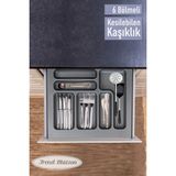 Empressco Çekmece Içi 6 Bölmeli Kesilebilen Mutfak Organizer, Pratik ve Şık Kullanım