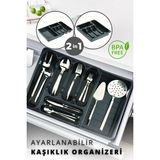 Empressco Çekmece Içi Ayarlanabilir Kaşıklık, Düzenli Saklama Çözümü