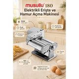 Empressco Çelik Elektrikli Erişte ve Hamur Açma Makinesi 180MM, Dayanıklı ve Kolay Kullanım - Seçenek 1