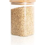 Empressco Ceturn Global Tekli Bambu Kapaklı Cam Kavanoz & Baharat Takımı & Baharatlık 250 ml ( Vakum Kapak ) - Fiyatı, Yorumları - Ahşap - 1 lt