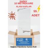 Empressco CF-1003 Shiny 10m2 55 Adet 30x60cm Yapışkanlı Mermer Desenli Karavan Banyo Wc Duvar Kaplama Paneli