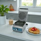Empressco Çiçek Desenli Waffle Makinesi 21 cm – Lezzetli ve Şık Sunumlar - 1 lt