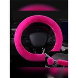 Empressco Clear Pink Peluş Gül Pembe Direksiyon, El Freni, Vites Kolu Kılıf Seti - Fiyatı, Yorumları - Ahşap
