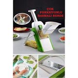 Empressco Çok Amaçlı Basmalı Sebze Dilimleyici Doğrayıcı Mandolin Brava Spring Slicer Soyacak - 00-Siyah - Beyaz - 100 x 100 cm