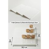 Empressco Color House 3 Adet Çekmece Içi Baharatlık Düzenleyici Stant Mutfak Dolap Içi Organizer ( Beyaz Renk ) Z305 - Fiyatı, Yorumları - Ahşap - 1 lt