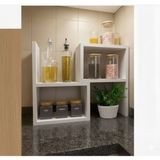Empressco Darga Wood Shop Ayarlanabilir Çok Amaçlı Tezgâh Üstü Raf Baharatlık & Bardaklık Organizer Mutfak Düzenleyici - Fiyatı, Yorumları - Almond Cream