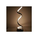 Empressco Delhi Modern Tasarım Siyah Renk Beyaz Led Işıklı Led Masa Lambası - Abajur - Gece Lambası