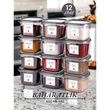 Empressco Dem Home 12 Adet Baharatlık Takımı Kare - Antrasit Renk 500 ml 12 Li Baharat Seti Plastik - Fiyatı, Yorumları - Ahşap - 1 lt
