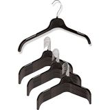 Empressco Demoplast Hanger & Textıle Accessorıes Elbise, Gömlek, Bluz, Tunik, Tshirt Askısı, Tek Taraf Dolgulu Siyah Lüks Plastik Askı (25 Adet) - Fiyatı, Yorumları