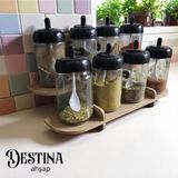 Empressco Destina Ahşap - Destina Ahşap Tezgah Düzenleme Rafı-Baharatlık-Çok Amaçlı Raf-Dolap Içi Raf - Fiyatı, Yorumları - Almond Cream