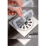 Empressco Destpak 10 Adet Yapışkanlı Gider Süzgeci - Gider Teli - Saç, Kıl Tutar - Böcek ve Haşere Engelleyici 10X10CM - Fiyatı, Yorumları - Ahşap Rengi - Seçenek 1