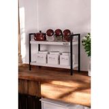 Empressco Deyido Masa Tezgah Üstü Mutfak Banyo Düzenleyici Organizer Baharatlık Kitaplık Raf Metal Sunum Servis Rafı - Fiyatı, Yorumları - Almond Cream
