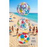 Empressco Direkstoktan 🌊 Deniz Havuz Plaj Topu – 61 cm Büyük Boy Desenli Şeffaf / Designer Beach Ball / 3 - Altın - 0 - 12 Ay