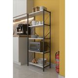 Empressco Dizaynmotion Metal Mutfak Rafı Malzeme Dolabı 5 Raflı Mikrodalga Fırın Rafı 150 cm Beyaz - Fiyatı, Yorumları - Almond Cream