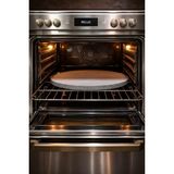 Empressco Doğal Bazalt Pizza Taşı, Fırın Taşı, Pişirme Taşı 40CMX2CM - Seçenek 1 - (ClearEyelets)Black-RadiantOrchid