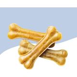 Empressco Doğal Köpekler Için Press Çiğneme Kemiği 12CM 3'lü Paket - 0 - 000-Siyah