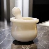 Empressco Doğal Taş Mermer El Yapımı Havan Seti (Ihracat Kalite)