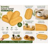 Empressco Ea Home 1 Adet Bambu Oval Sunum ve Servis Tepsisi - Ahşap Tepsi - Yağdanlık Altlığı - Fiyatı, Yorumları - Seçenek 1 - 51R-Turuncu
