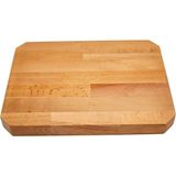 Empressco (Ebat 35X25 Cm-Kalınlık 30 Mm-1 Adet) Masif Ahşap Kayın Kesme Tahtası