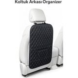 Empressco Ecarteks Araç Koltuk Arkası Organizer Deri - Oto Eşya Düzenleyicisi Cepli Lüks Tasarım - Mavi - Fiyatı, Yorumları - Ahşap