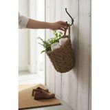 Empressco El Yapımı Duvar Askılı Sepet | Kağıt Ip | Kraft Renk | 18X22 cm | Dekoratif & Düzenleyici Aksesuar