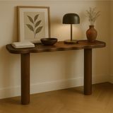 Empressco El Yapımı Masif Çam Ahşap Dresuar 110X30X85 Cm, Şık ve Doğal Tasarım - 1/100 Toz Ceviz