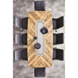 Empressco El Yapımı Pamuklu Amerikan Servis Krem Jüt Dekoratif Runner 37X136CM - 10 x 10 cm