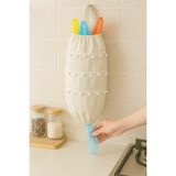 Empressco Emtory Home Krem Ponponlu Naturel Keten Poşetlik Organizer - Fiyatı, Yorumları - Ahşap Rengi - Seçenek 1