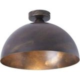 Empressco Eskitme Fırcalı Plofonyer Tavan Avize Retro Rustik Vintage Avize Armatür 40 cm - Seçenek 1 - Ahşap - Bal Rengi