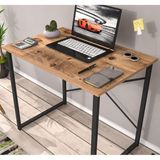 Empressco Eyibil Mobilya Mira Metal Çalışma Masası Bilgisayar Laptop Masası Atlantikçam-Siyah - Fiyatı, Yorumları - Seçenek 1 - Ahşap