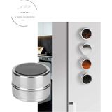Empressco Forsei Luca 2 Li Mıknatıslı Kaliteli Çelik Baharatlık Takımı Magnet Baharatlık - Fiyatı, Yorumları - Ahşap - 1 lt